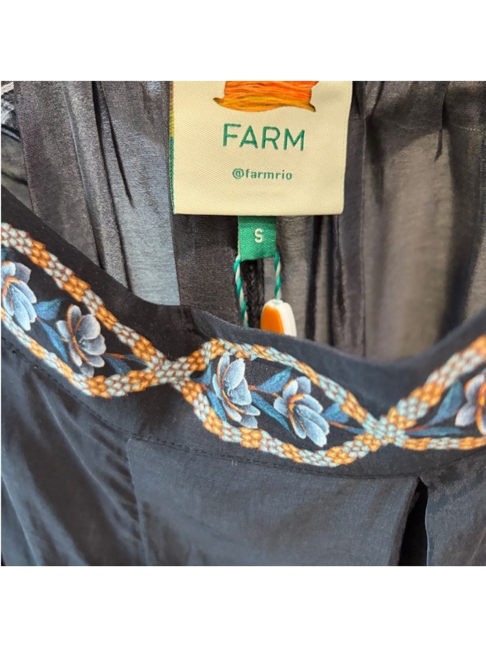 Black Flowerful Garden Pajama
Pants by Farm Rio! DT - Picture 4 of 11